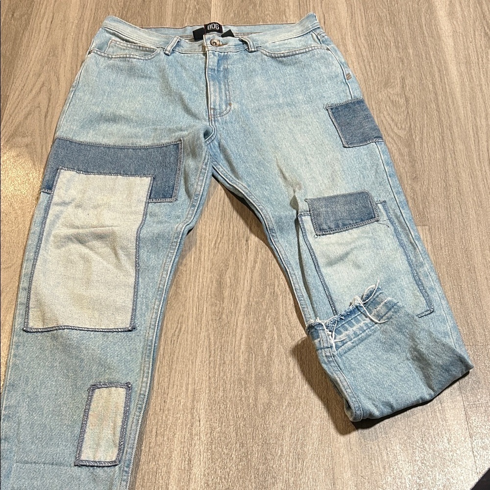 BDG Men's Denim Patchwork Jeans